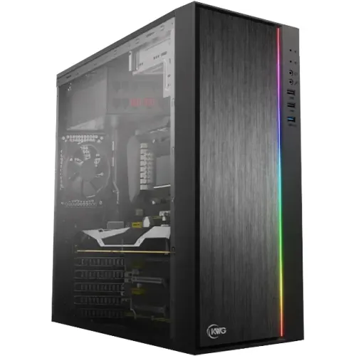 Gabinete Preto Gamer KWG Vela M1 Mid Tower (Usado)