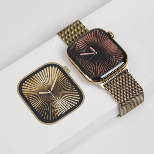 Apple Watch Series 10 Gps + Cellular 42 Mm Titânio Dourado