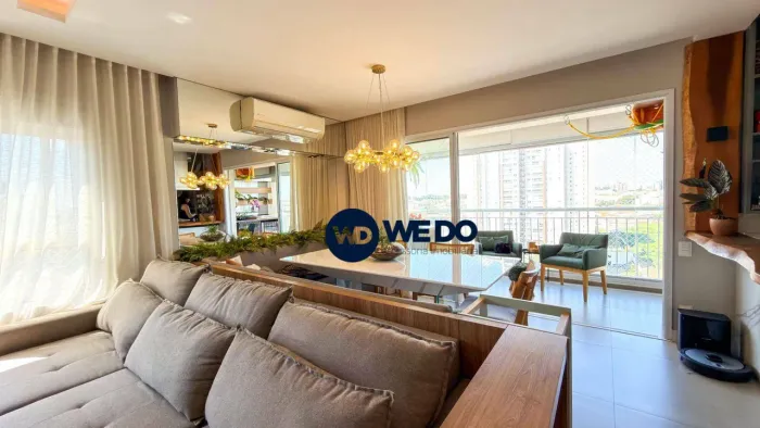 Apto no Ed. Easy c/ 77m² - ANDAR ALTO + SOL MANHÃ + VISTA AV BRASIL - Americana
