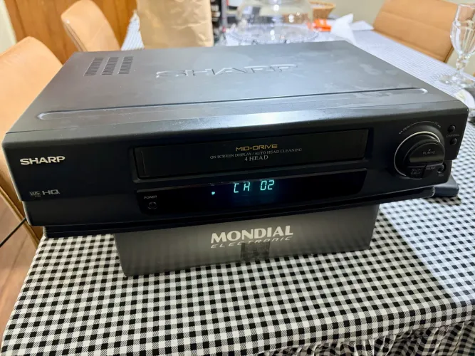 Videocassete Sharp VC-1494B 4 Cabeças Mono