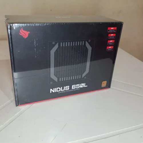 Fonte Pichau Nidus 650L, 650W, 80 Plus Bronze, Preto, PG-NDL650-01BR
