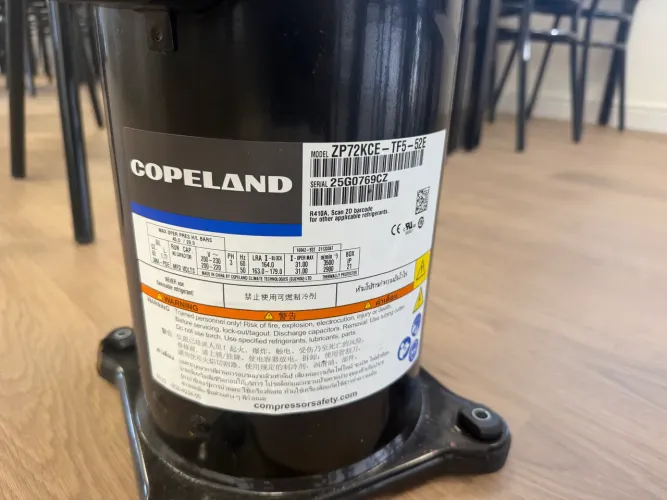 Compressor Scroll Copeland 6tr Zp72kcetf552e -220v Trifásico