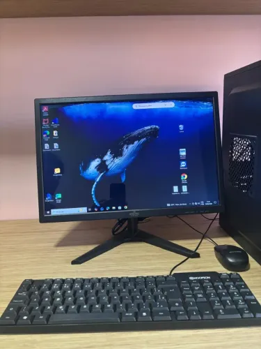 Computador Intel Core i7 + 16 GB + SSD 512 GB + Monitor 19" | Completo | Pouco uso