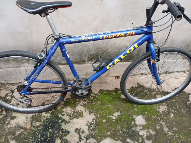 Bike bicicleta em aluminio caloi aro 26