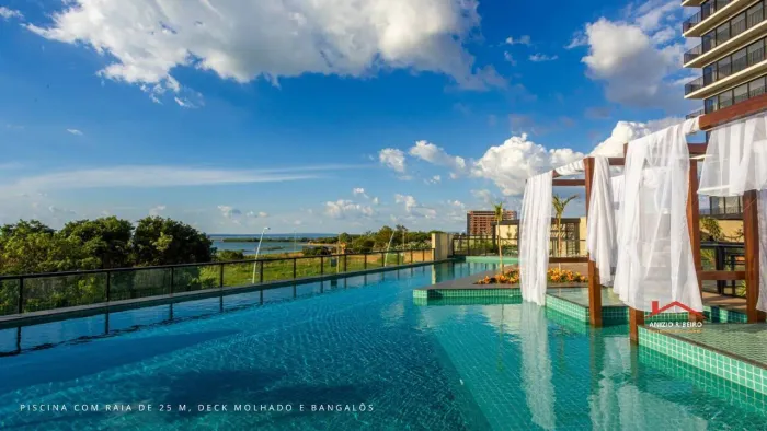 Apartamentos 3/4, sendo 1 suíte e varanda na Orla 14 Palmas/TO