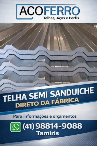 telha semi sanduiche