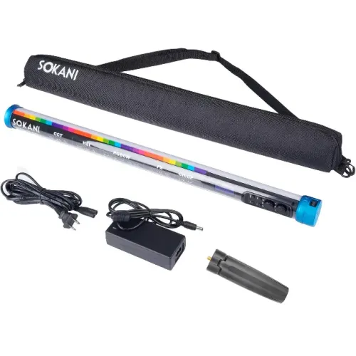 Sokani X25 RGB Varinha de luz de vídeo LED com controle de APP, 2800K-10000K