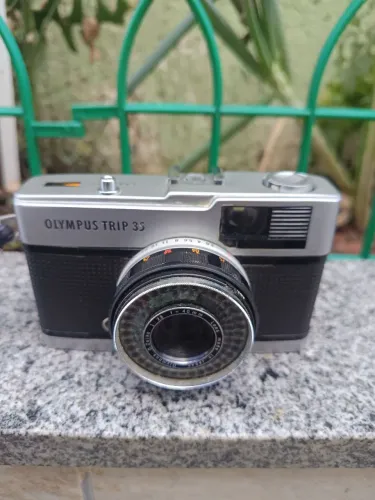 Câmera Fotográfica Antiga Olympus Trip 35 Japonesa
