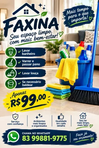FAXINA $99