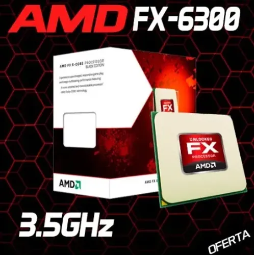 Processador CPU Gamer AMD FX6300 AM3+ 3.5ghz cooler