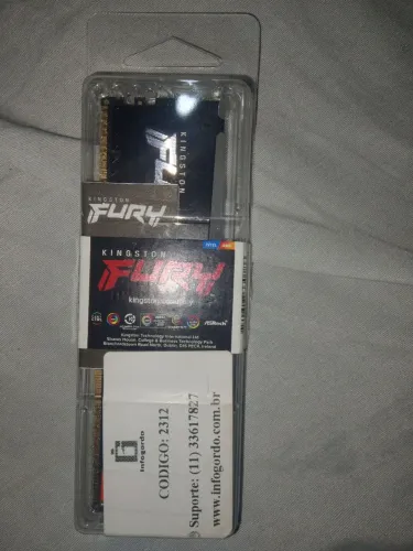 Memória RAM Kingston DDR5 16GB Nova