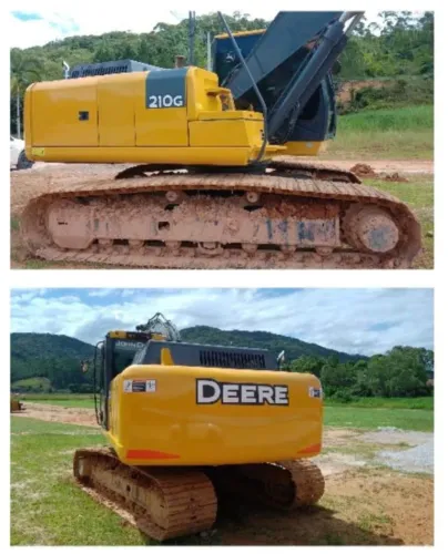 Escavadeira John Deere 2014 210G 