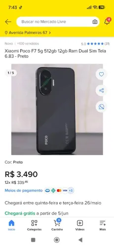 Vende se poco F7 , 2 meses de uso barato para sair rápido