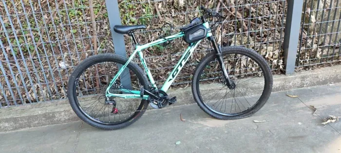 Bicicleta  GTS aro 29 alumínio RDX azul claro c preto 