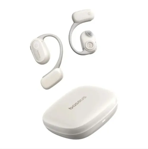 Fone bluetooth Baseus Bowie Eli 15i Fit Open-Ear - Branco