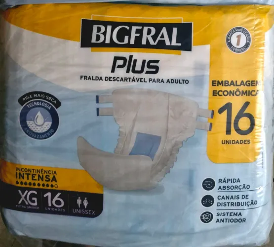Fralda geriátrica bigfral