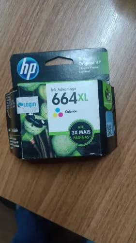 Cartucho HP 664XL Colorido - NOVO