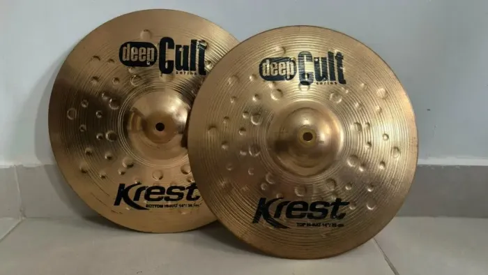 Prato Hi-Hat Chimbal Krest Deep Cult 14"