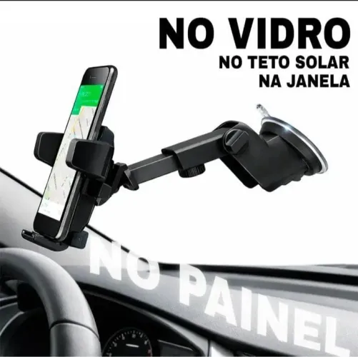 Suporte de Celular p/ Carro Articulado Anti-Queda