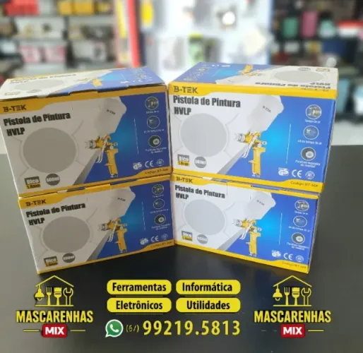 Pistolade Pintura HVLP 600ml Profissional 1.4 Cod:034