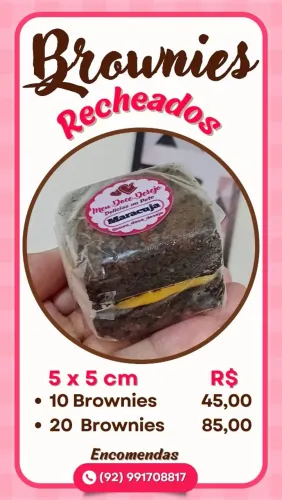 Quer uma Renda Extra? Venda Brownies Recheados