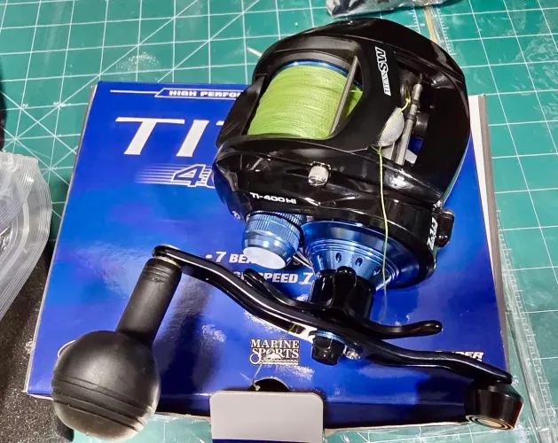 Carretilha Marine Sports TITAN 400 SWE " Semi-Nova "