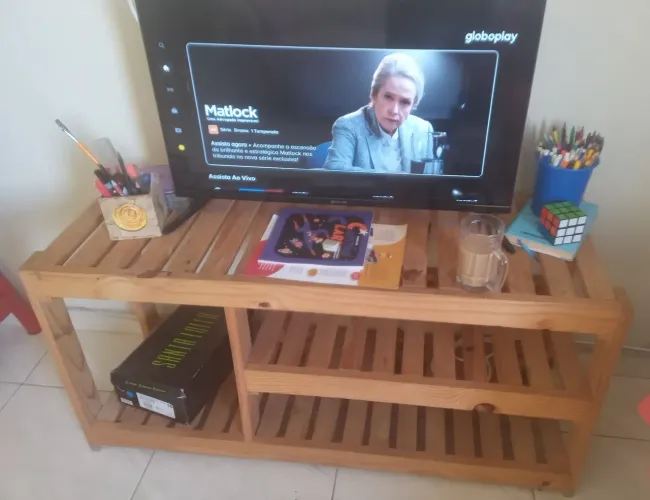 Rack em madeira