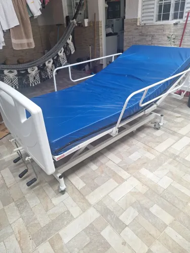 Cama Hospitalar - Fowler 3 Movimentos + Colchão