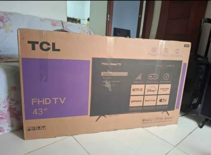 LINDA SMAT TCL ROKU 43 4K COMPLETA