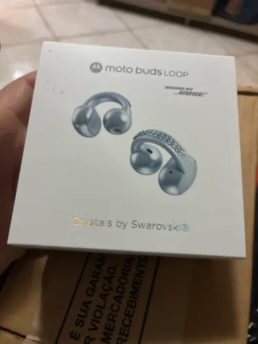 Fone de ouvido moto Buds Swarovski