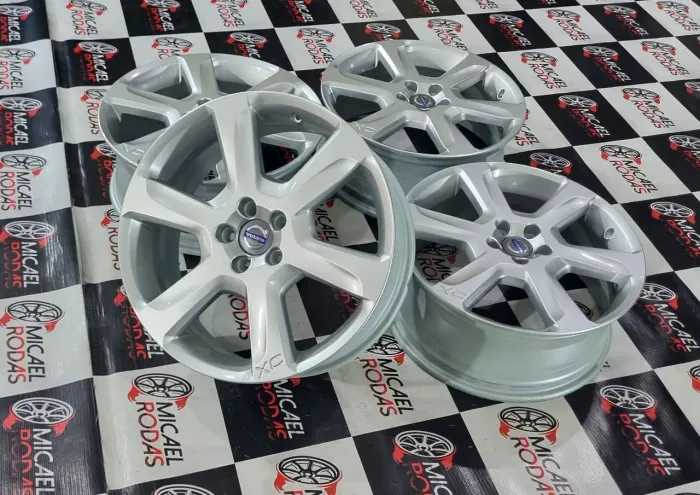Jogo de rodas aro 19 Volvo xc40 xc60 5x108 Originais Oem + Pintura Nova 
