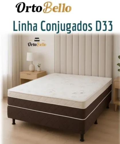 * Cama Box Casal D33 Pronta Entrega.