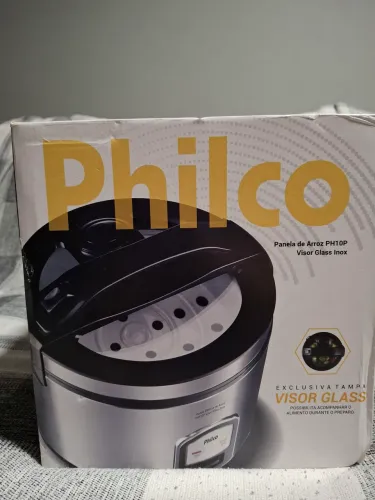 Panela de Arroz Elétrica Philco Inox 10 xícaras PH10P - 127V