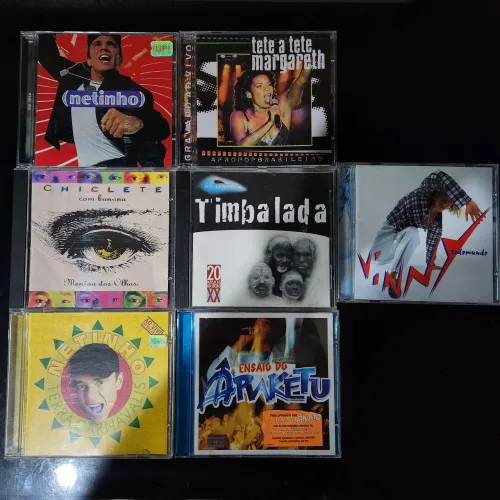 Cd netinho, chiclete, timbalada e outros