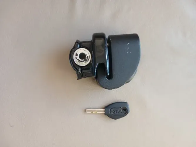 Trava de Disco Anti-furto com alarme e com suporte originais KOVIX - kovix