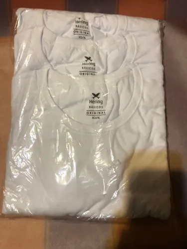 Três Camisas Básica - Hering Original - XL