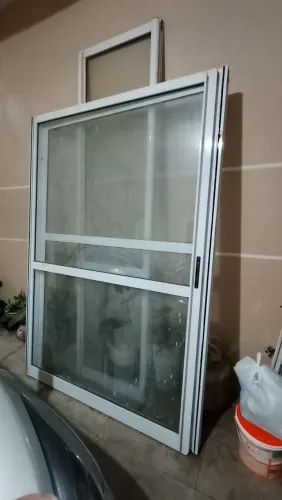 Porta de vidro completa