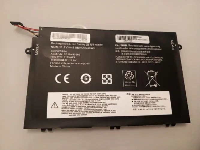 Bateria Lenovo thinkpad e470 nova