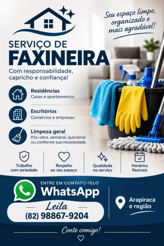 Faxineira/ Diarista