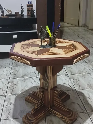 Mesinha de centro rústica 