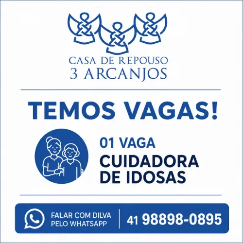 Vaga de Emprego Cuidadora de Idosos no Bom Retiro - Curitiba