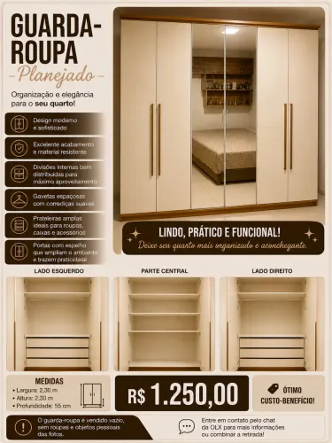 Guarda-Roupa Casal