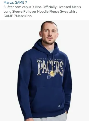 Blusa Moletom NBA TAM G.