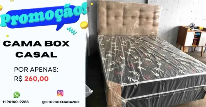 cama box casal (promoção)