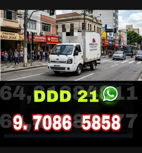 Frete, Mudanças - Carretos Serviço de Transportes 