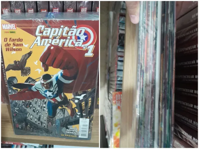 Coleção Completa Capitão América 1° Fase do 1 ao 20 Marvel Panini