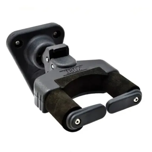 Suporte De Parede Para Guitarra Violão Baixo Trava Automática Preto NOVO Barato