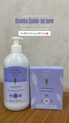 Combo Lavandinha Boticário