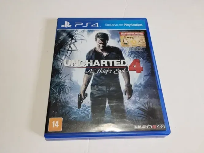 UNCHARTED 4 EM PORTUGUÊS pra Ps4 Excelente Estado