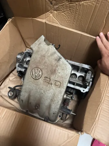 Cabeçote AP 8v Fluxo cruzado + Coletor ADM
